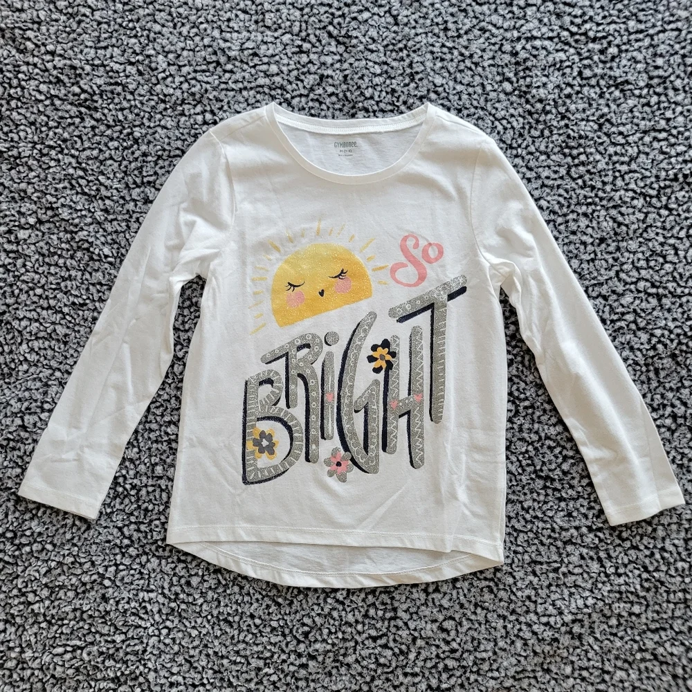 Gymboree 3 Piece Outfit So Bright Spring Yellow And Gray Size 7/8 Girls
